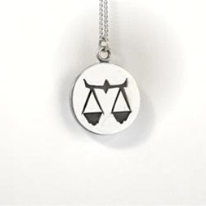 LIBRA PENDANT-STERLING SILVER image 0