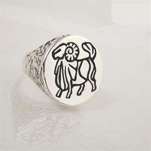 ARIES RING-STERLING SILVER image 0