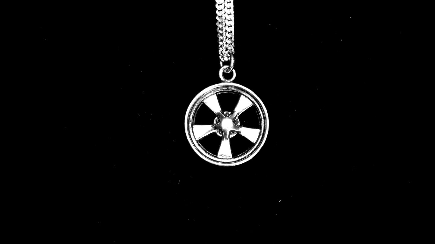 MAG WHEEL STERLING SILVER(92.5)PENDANT image 0