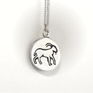 CAPRICORN PENDANT-STERLING SILVER- image 0