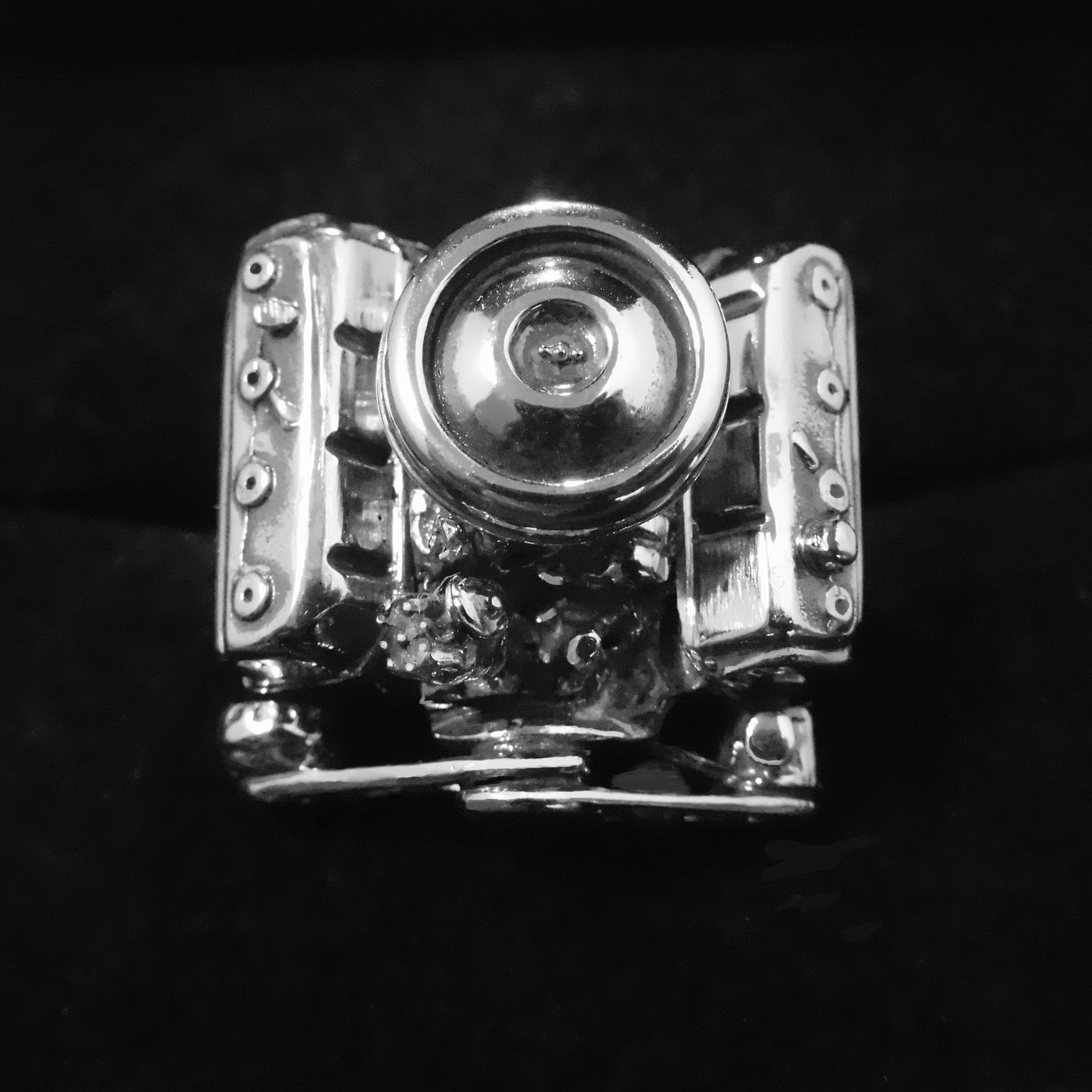 DODGE 426 HEMI-STERLING SILVER-ENGINE RING image 3