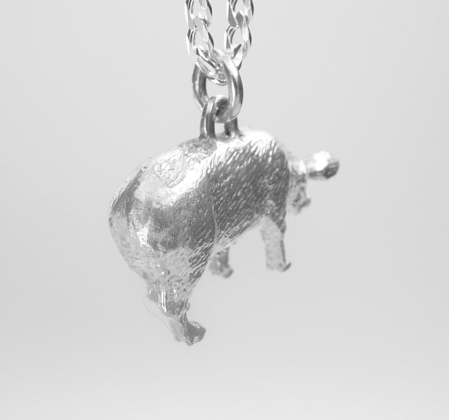 PIG PENDANT-STERLING SILVER image 2