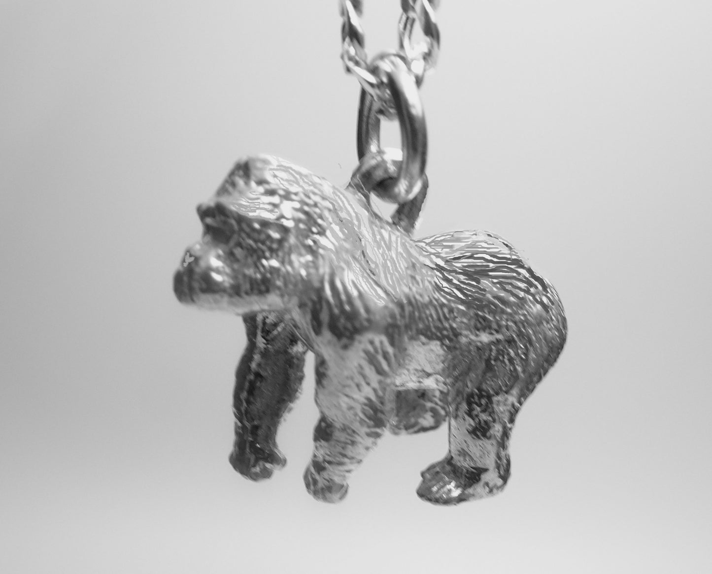 GORILLA PENDANT-STERLING SILVER image 2