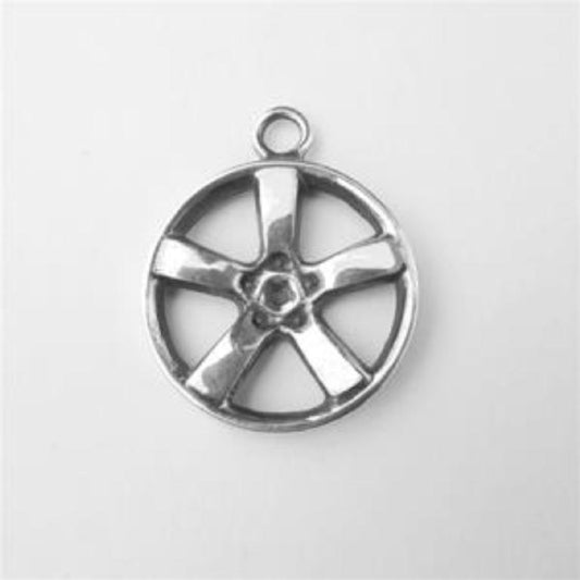 MAG WHEEL STERLING SILVER-CHARM (92.5) image 0