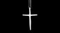 CROSS-TAPERED STERLING SILVER   CROSS SIZE: 3" X 1 7/8" image 0