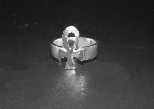 ANKH CROSS RING-STERLING SILVER image 0
