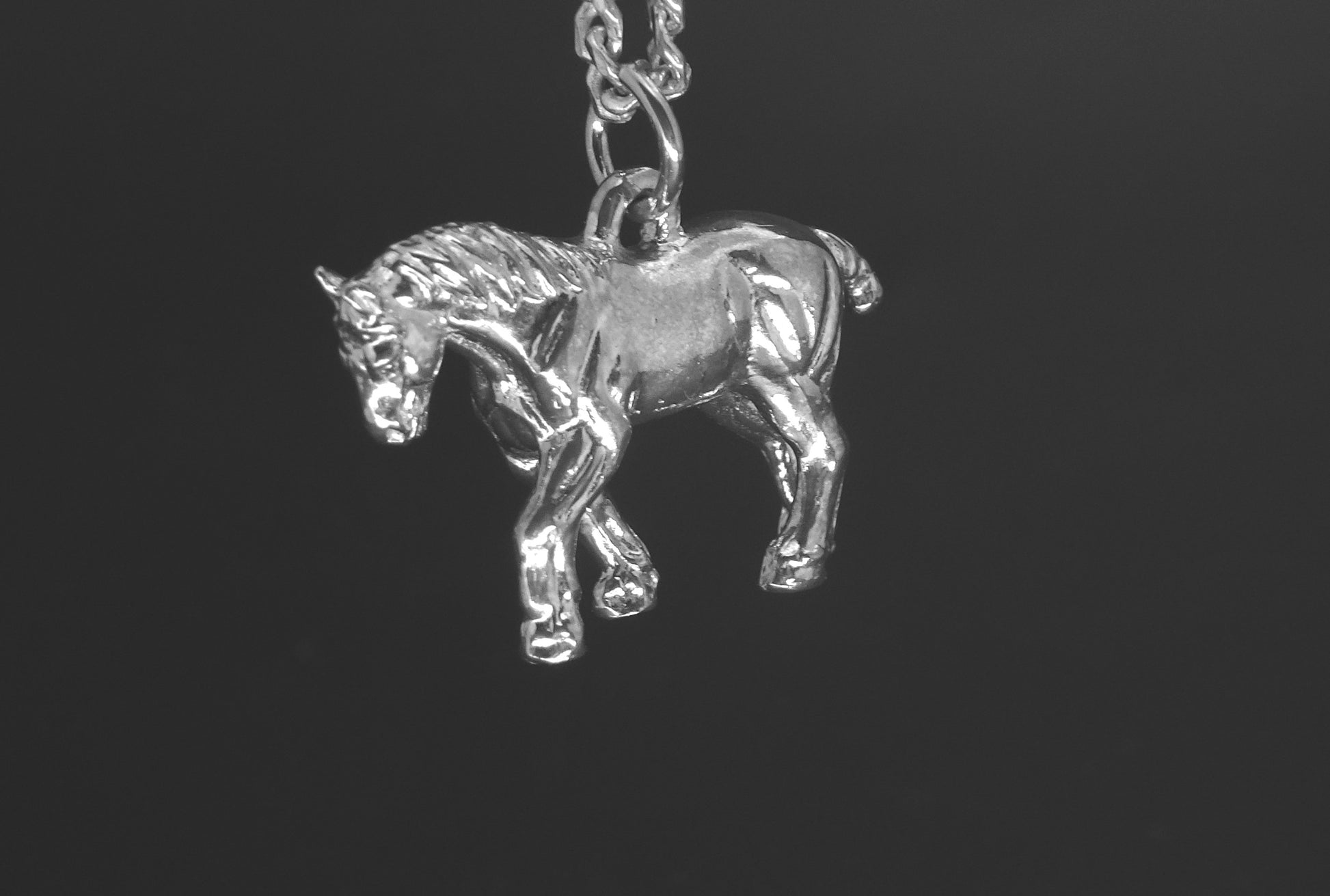 HORSE STERLING SILVER-FARM ANIMALS image 1