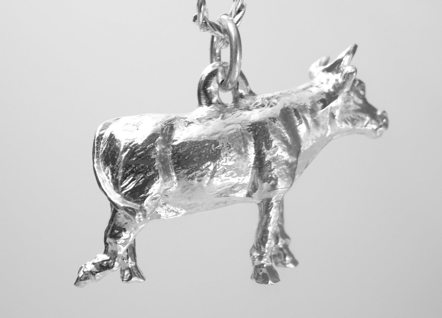 STEER PENDANT-STERLING SILVER image 1