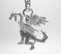DRAGON PENDANT-STERLING SILVER image 0