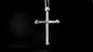 CROSS-LARGE GOTHIC-STERLING SILVER image 0
