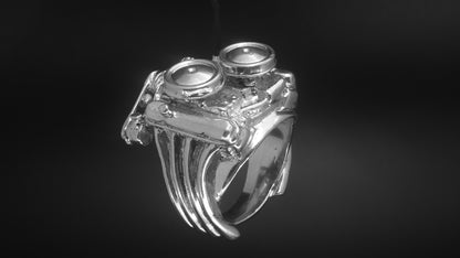 440 PLYMOUTH-CROSS RAM-STERLING SILVER image 1