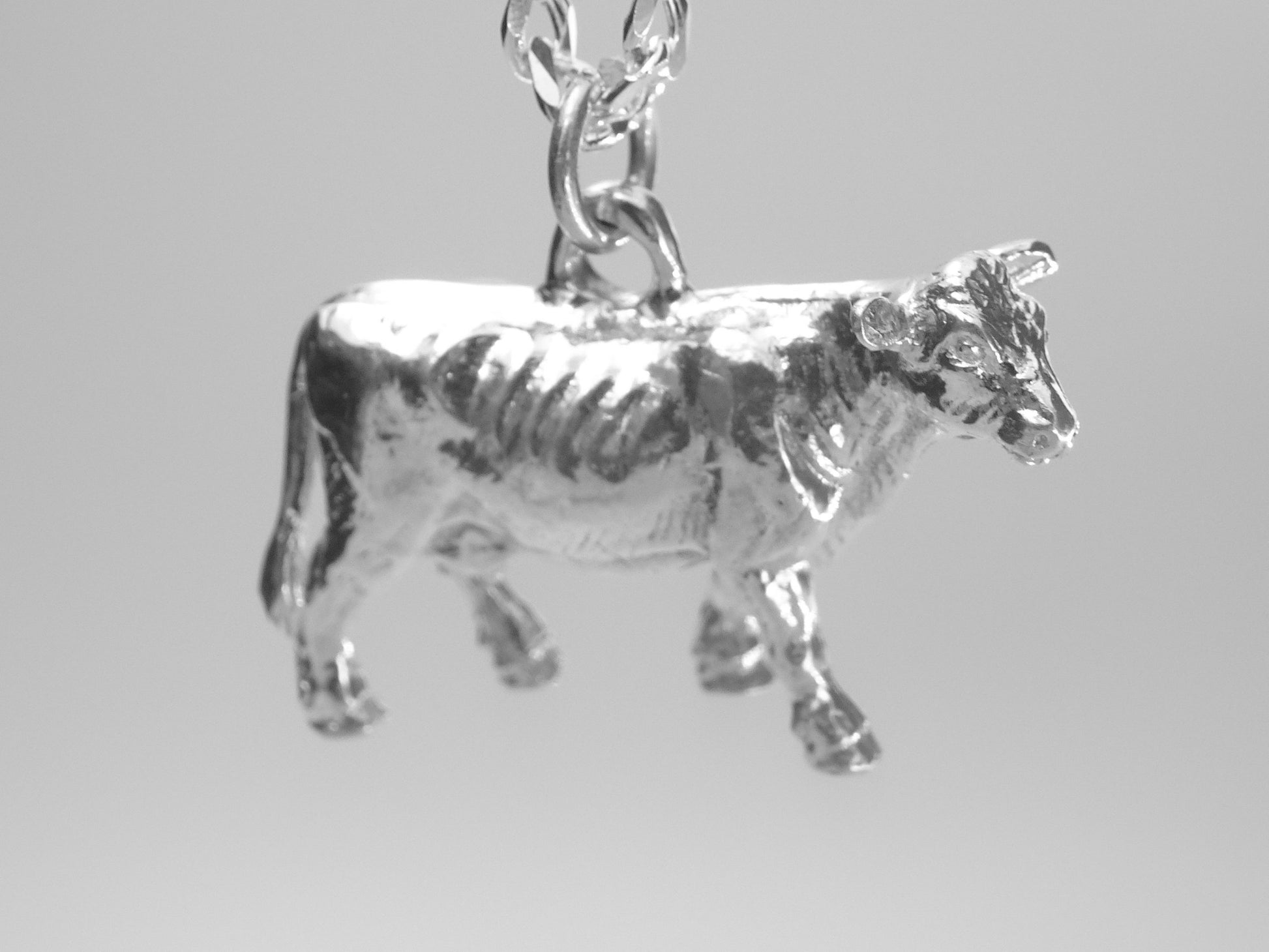 COW PENDANT-STERLING SILVER image 2
