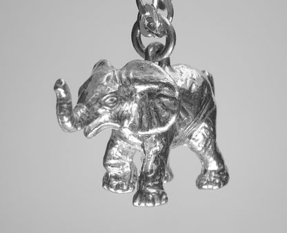 ELEPHANT STERLING SILVER PENDANT image 2