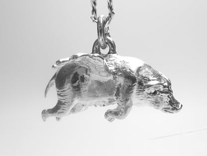 FLYING PIG PENDANT-STERLING SILVER image 3