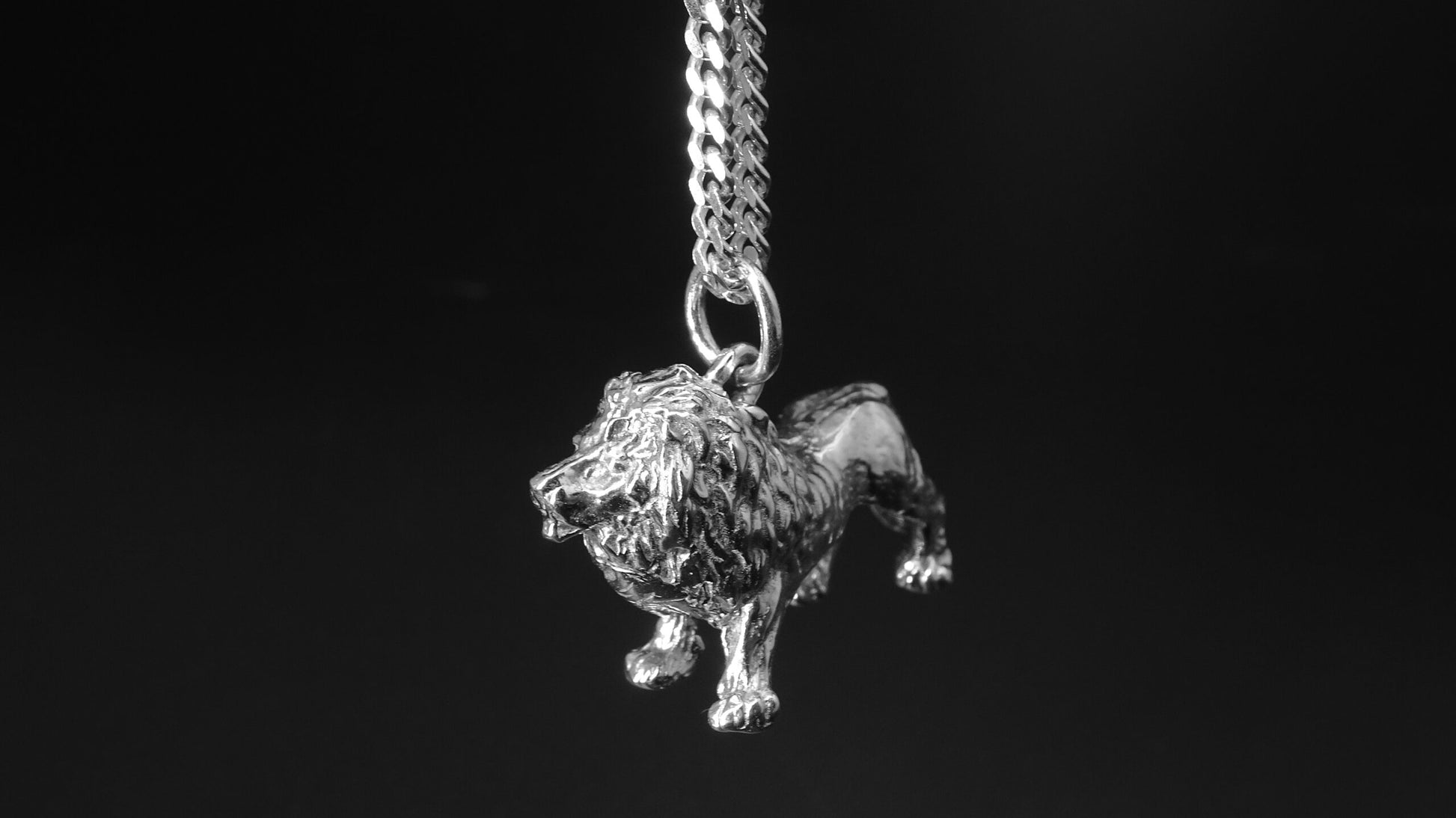 LION-STERLING SILVER PENDANT image 3