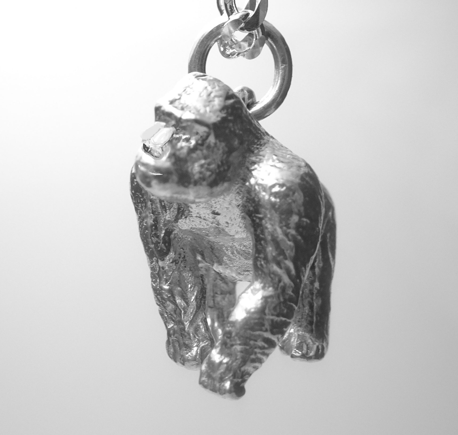 GORILLA PENDANT-STERLING SILVER image 0