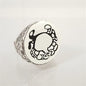 CANCER RING-STERLING SILVER image 0
