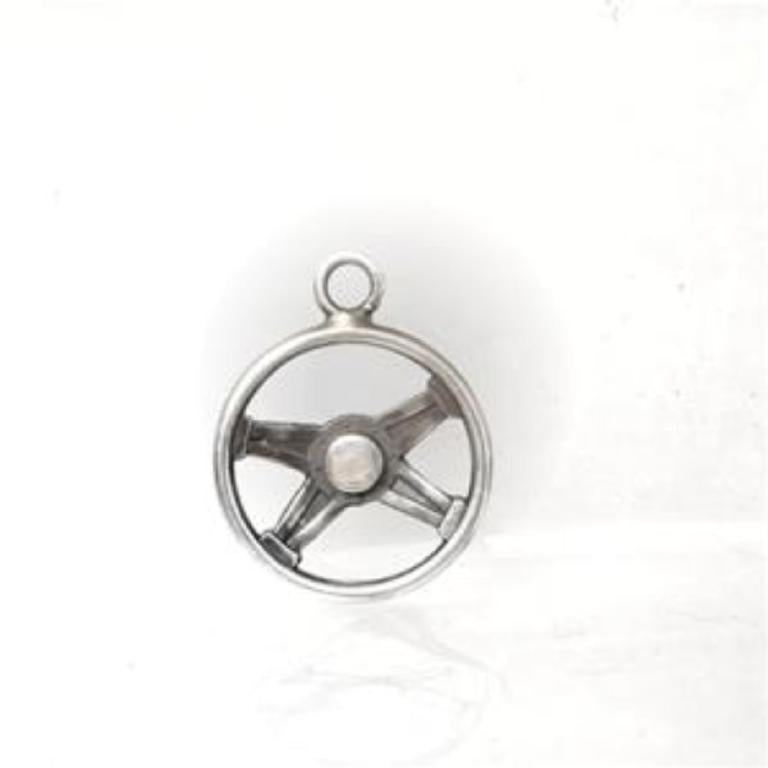 STEERING WHEEL STEERING SILVER (92.5) CHARM image 0