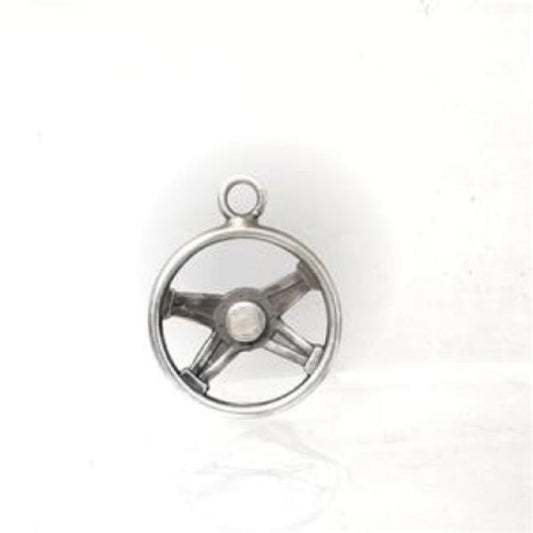 STEERING WHEEL STEERING SILVER (92.5) CHARM image 0