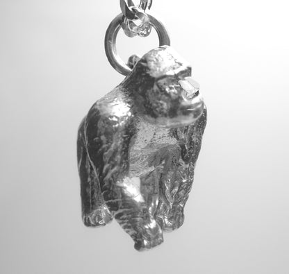 GORILLA PENDANT-STERLING SILVER image 1