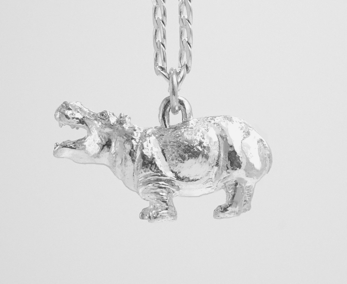 HIPPO PENDANT STERLING SILVER image 3