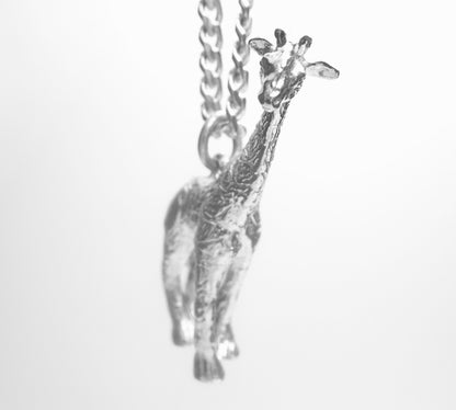 GIRAFFE STERLING SILVER PENDANT image 0