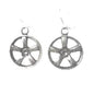 MAG WHEEL STERLING SILVER-EAR RINGS W/WIRES (92.5) image 0