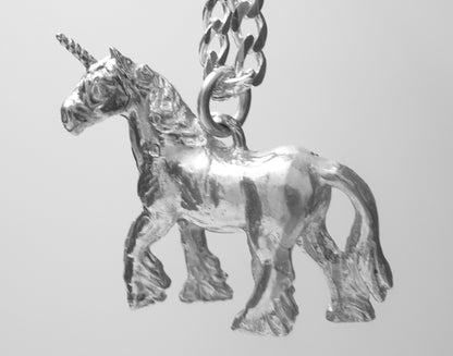 UNICORN STERLING SILVER-PENDANT image 2