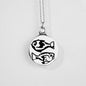 PISCES PENDANT-STERLING SILVER image 0