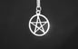 OPEN STAR PENDANT IN CIRCLE-STERLING SILVER image 0