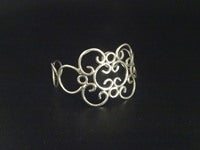 LACE CUFF STERLING SILVER BRACELET image 3