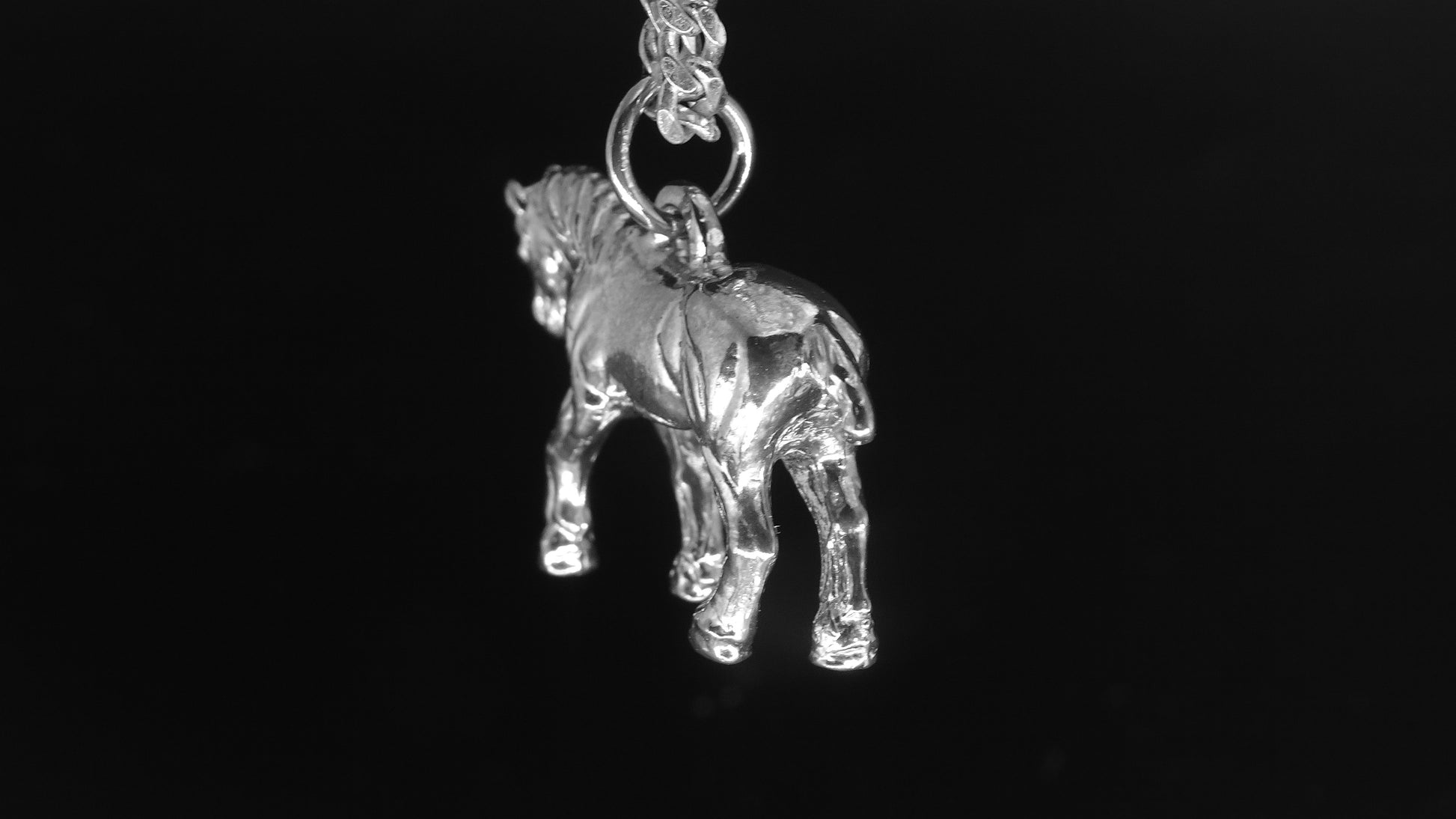 HORSE STERLING SILVER-FARM ANIMALS image 2
