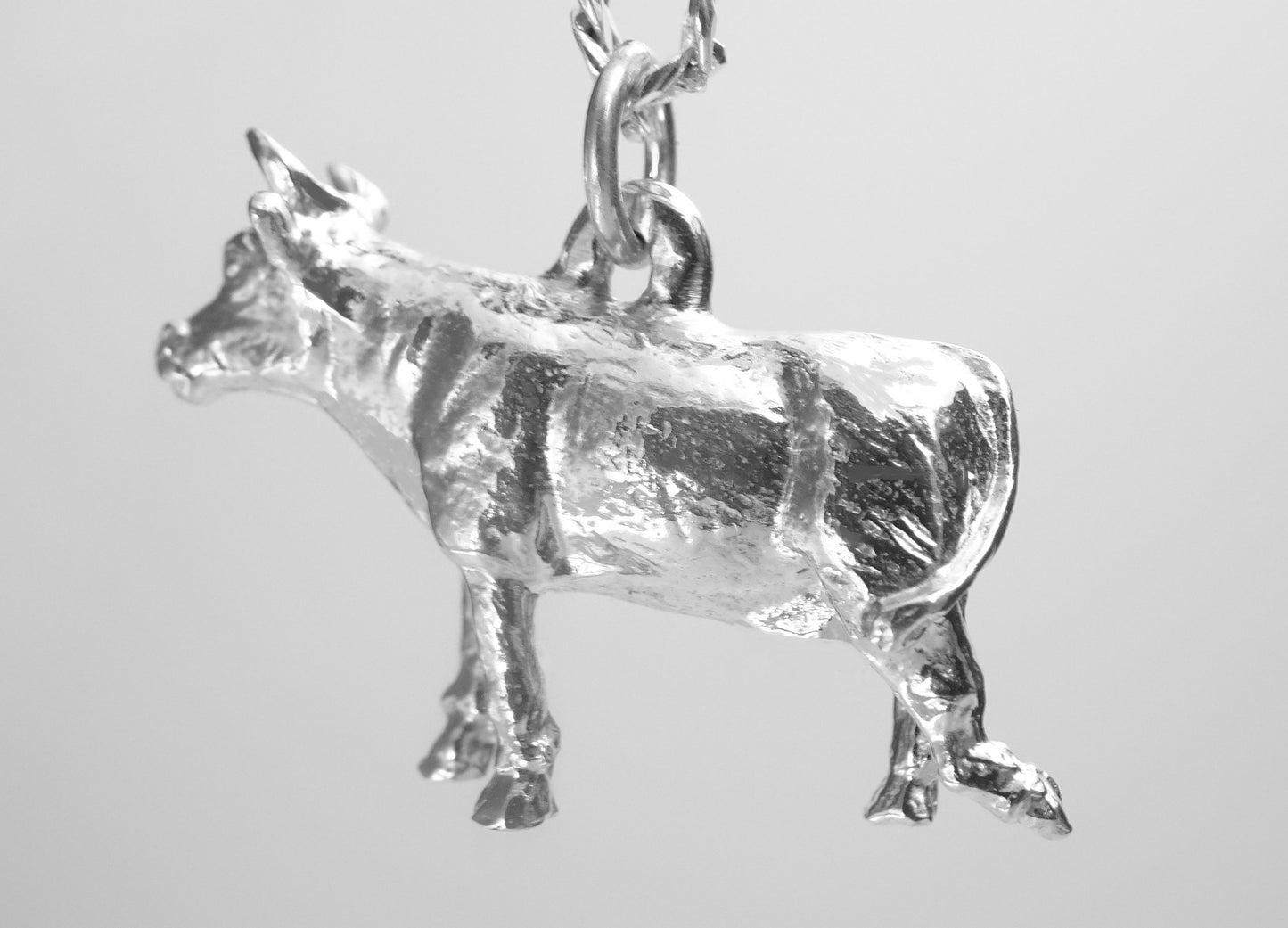 STEER PENDANT-STERLING SILVER image 2