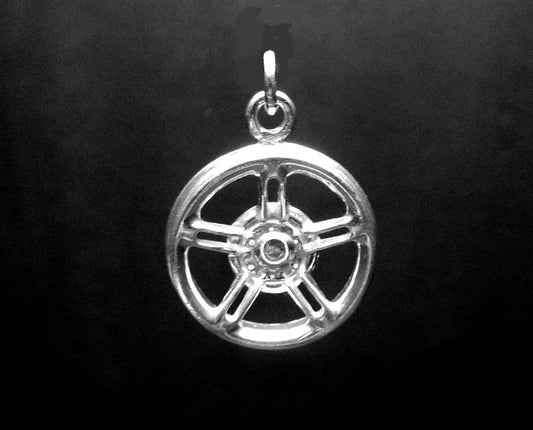 MAG WHEEL STERLING SILVER-CHARM (92.5) image 0