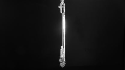 MINI-PLUMBERS PIPE WRENCH PENDANT- STERLING SILVER image 1