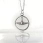 STEERING WHEEL STERLING SILVER-PENDANT image 0