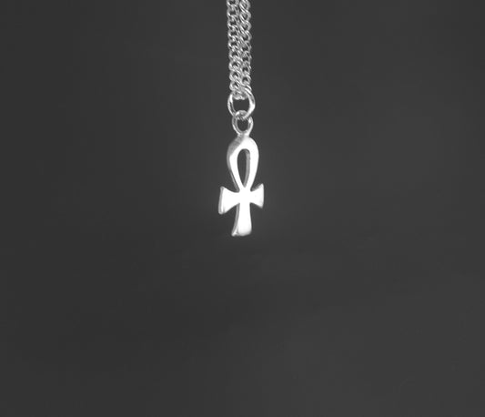 ANKH SMALL CROSS PENDANT-STERLING SILVER image 0