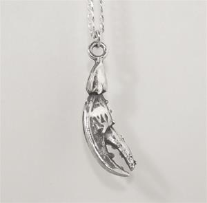 LOBSTER CLAW-STERLING SILVER PENDANT image 0