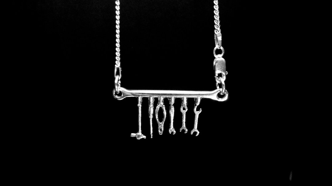TOOL BAR PENDANT STERLING SILVER (92.5) image 0