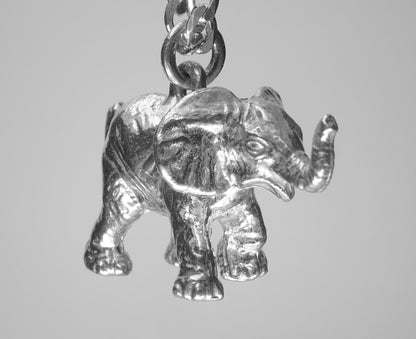ELEPHANT STERLING SILVER PENDANT image 1