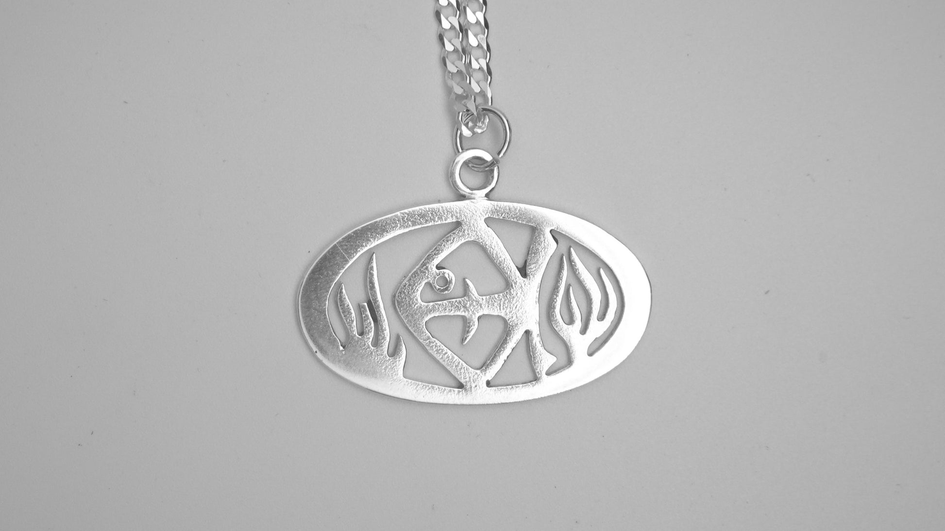 FISH IN THE SEA STERLING SILVER PENDANT image 1