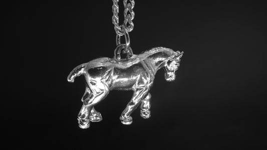 HORSE STERLING SILVER-FARM ANIMALS image 0