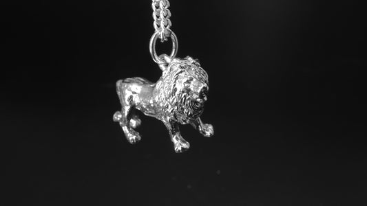 LION-STERLING SILVER PENDANT image 0