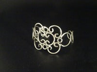 LACE CUFF STERLING SILVER BRACELET image 2