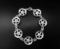 MAG WHEEL CHAIN LINK BRACELET-STERLING SILVER image 0
