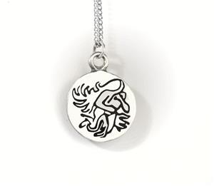 AQUARIUS PENDANT-STERLING SILVER- image 0