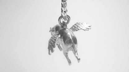 FLYING PIG PENDANT-STERLING SILVER image 2