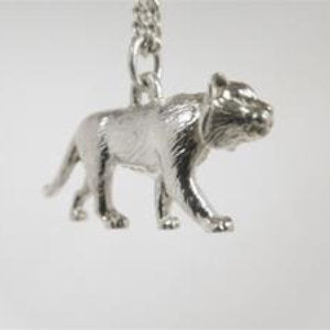 TIGER PENDANT-STERLING SILVER image 0