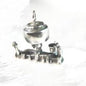 STERLING SILVER-FLATHEAD ENGINE MANIFOLD PENDANT      TSH-212-APJ FHEM image 0